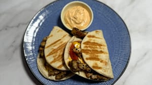 Gezonde kipdij flatbread